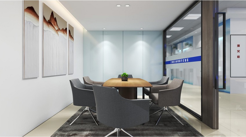 三明医改成果展厅交流区